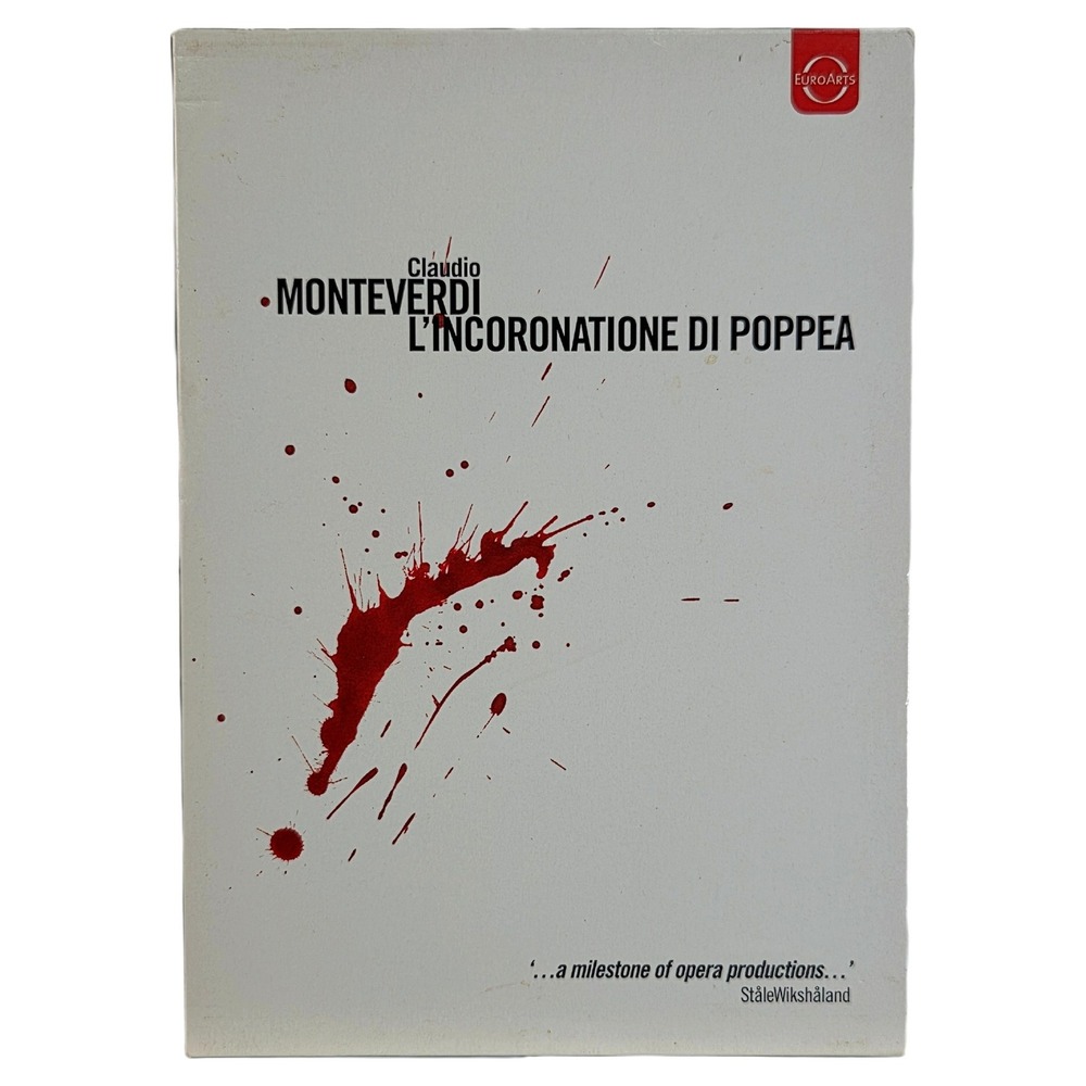 Claudio Monteverdi Lincoronazione Di Poppea EuroArts Opera Classical DVD EUC